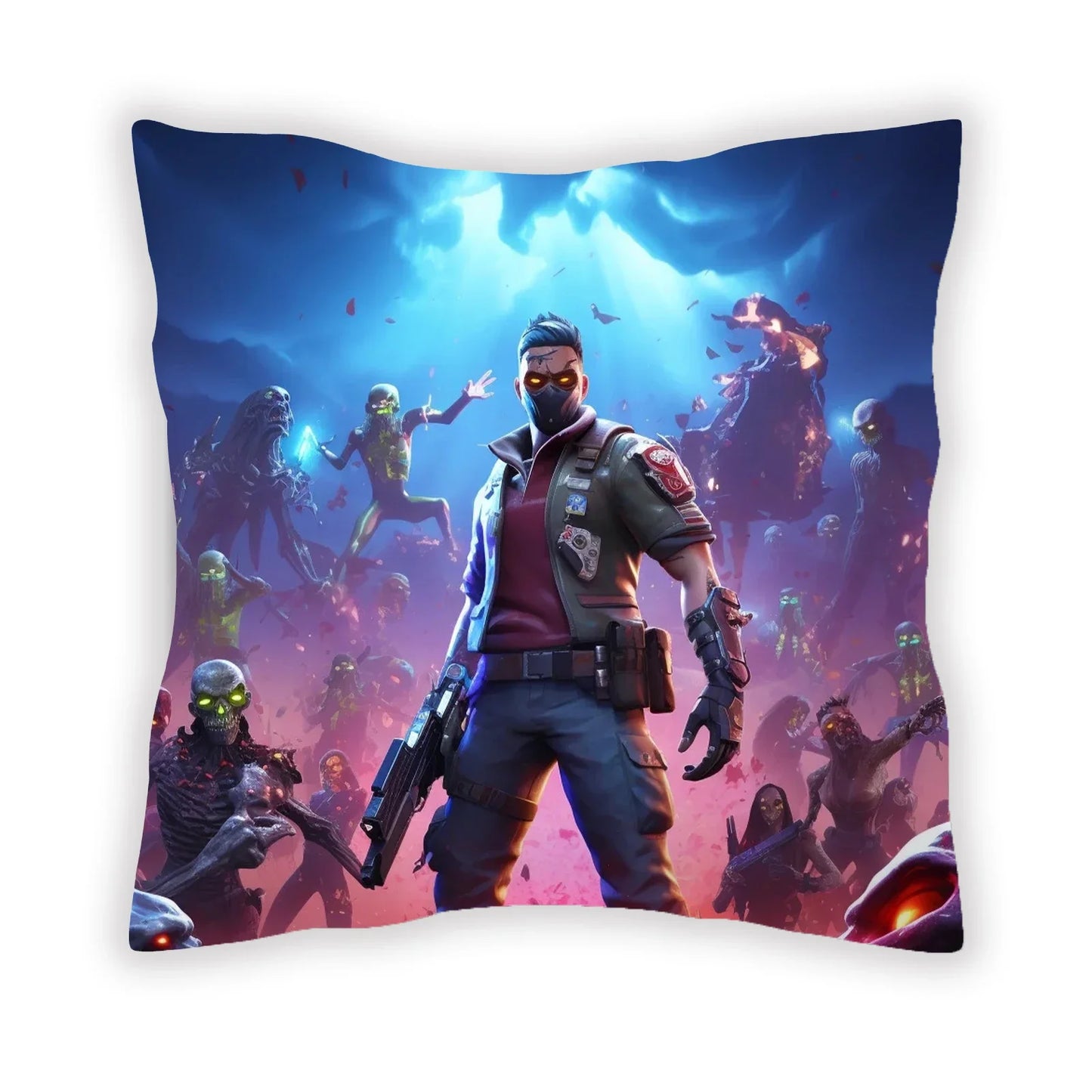 Fortnite Pillow – Soft Cushion Featuring Battle Royale Characters, Perfect for Gamers & Kids