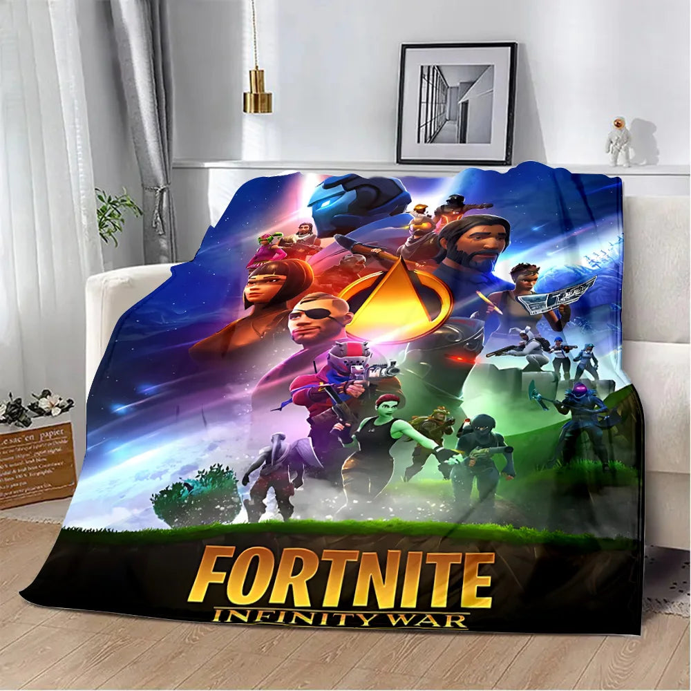 Fortnite Blanket – Plush Gaming Throw for Couch, Bed or Travel