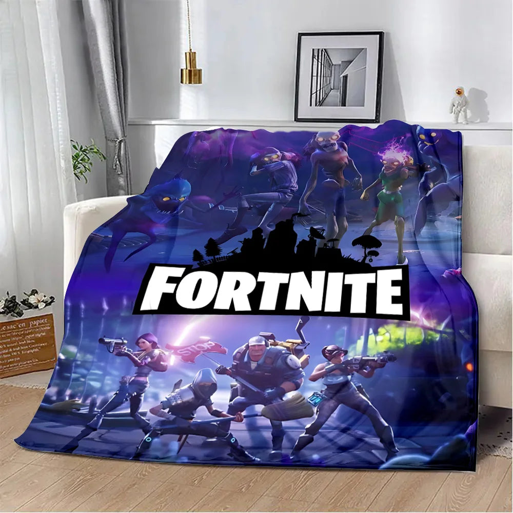 Fortnite Blanket – Plush Gaming Throw for Couch, Bed or Travel