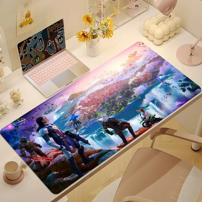 Fortnite-Themed XXL Gaming Mouse Mat – Non-Slip Rubber Desk Pad for Keyboard and Mouse