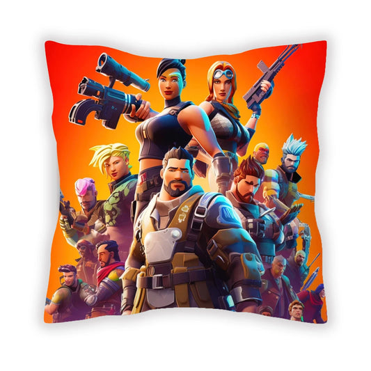 Fortnite Pillow – Soft Cushion Featuring Battle Royale Characters, Perfect for Gamers & Kids