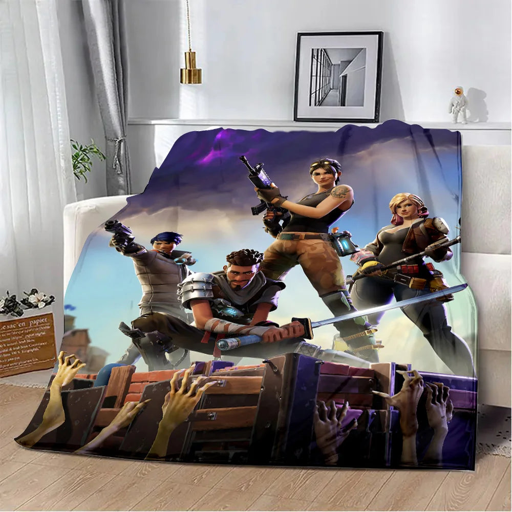 Fortnite Blanket – Plush Gaming Throw for Couch, Bed or Travel