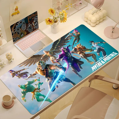 Fortnite-Themed XXL Gaming Mouse Mat – Non-Slip Rubber Desk Pad for Keyboard and Mouse