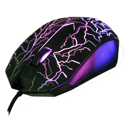 RGB USB Wired Gaming Mouse – 1600 DPI Optical Ergonomic Mouse for PC, MacBook & Desktop Use