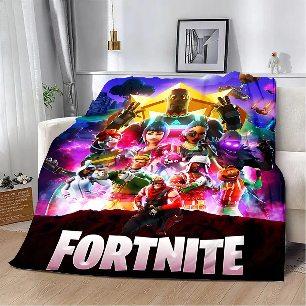 Fortnite Blanket – Plush Gaming Throw for Couch, Bed or Travel