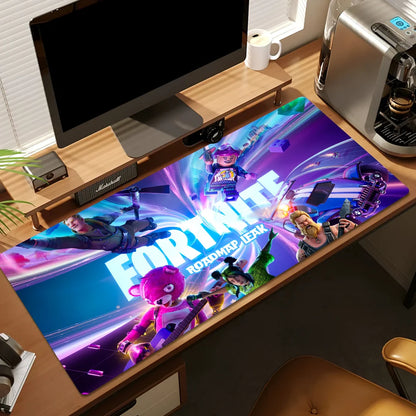 Fortnite-Themed XXL Gaming Mouse Mat – Non-Slip Rubber Desk Pad for Keyboard and Mouse