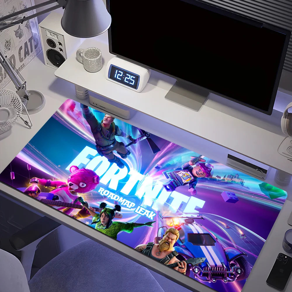 Fortnite-Themed XXL Gaming Mouse Mat – Non-Slip Rubber Desk Pad for Keyboard and Mouse