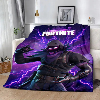 Fortnite Blanket – Plush Gaming Throw for Couch, Bed or Travel