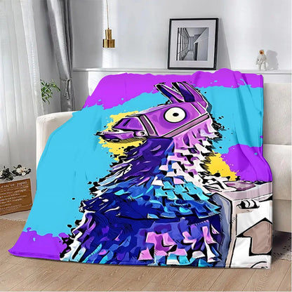 Fortnite Blanket – Plush Gaming Throw for Couch, Bed or Travel