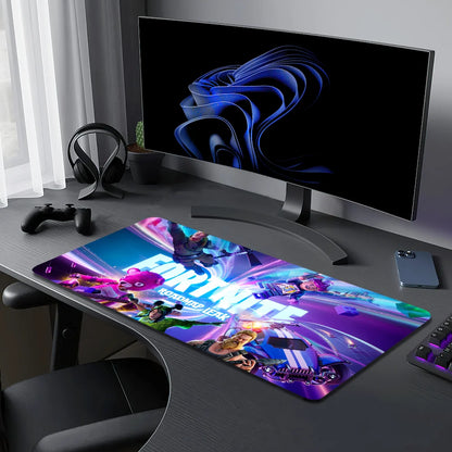 Fortnite-Themed XXL Gaming Mouse Mat – Non-Slip Rubber Desk Pad for Keyboard and Mouse