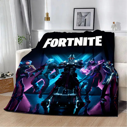 Fortnite Blanket – Plush Gaming Throw for Couch, Bed or Travel