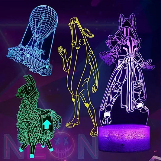 Fortnite Gaming Lamp – LED Night Light for Kids, Fans & Gamers