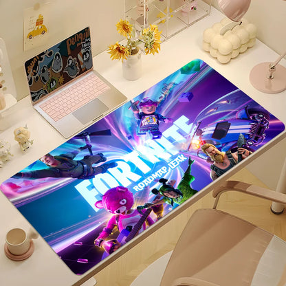 Fortnite-Themed XXL Gaming Mouse Mat – Non-Slip Rubber Desk Pad for Keyboard and Mouse