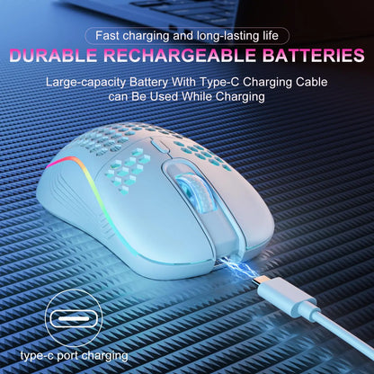 Draadloze Gaming Muis met RGB-verlichting