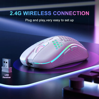 Draadloze Gaming Muis met RGB-verlichting