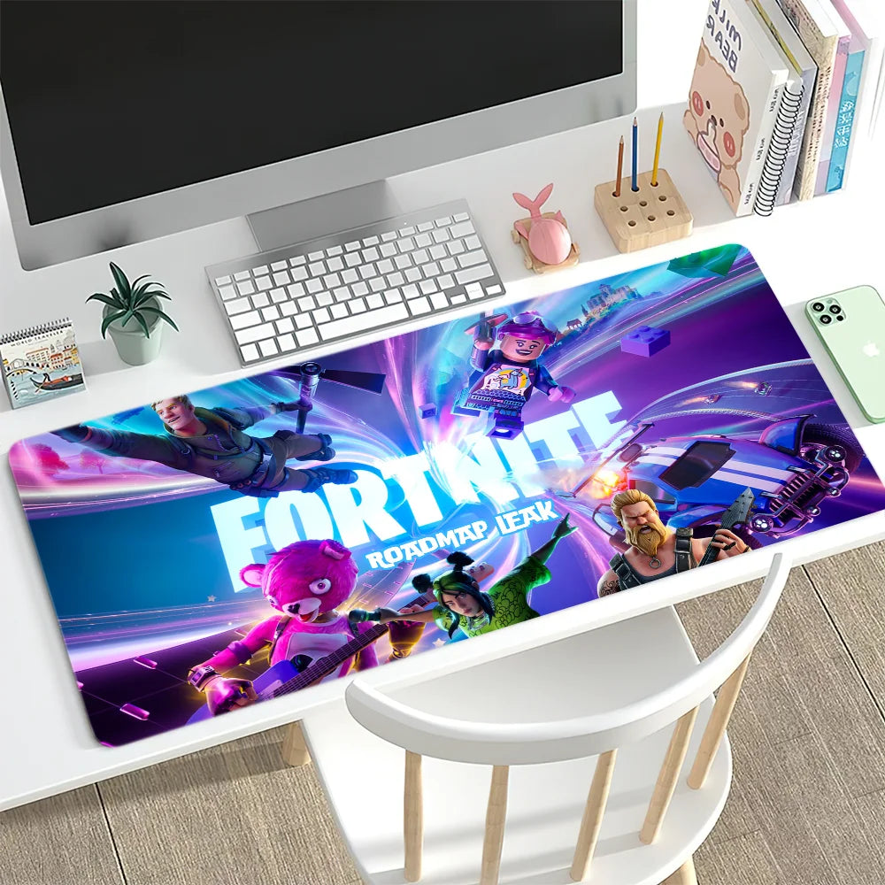 Fortnite-Themed XXL Gaming Mouse Mat – Non-Slip Rubber Desk Pad for Keyboard and Mouse