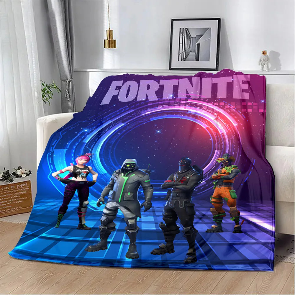 Fortnite Blanket – Plush Gaming Throw for Couch, Bed or Travel
