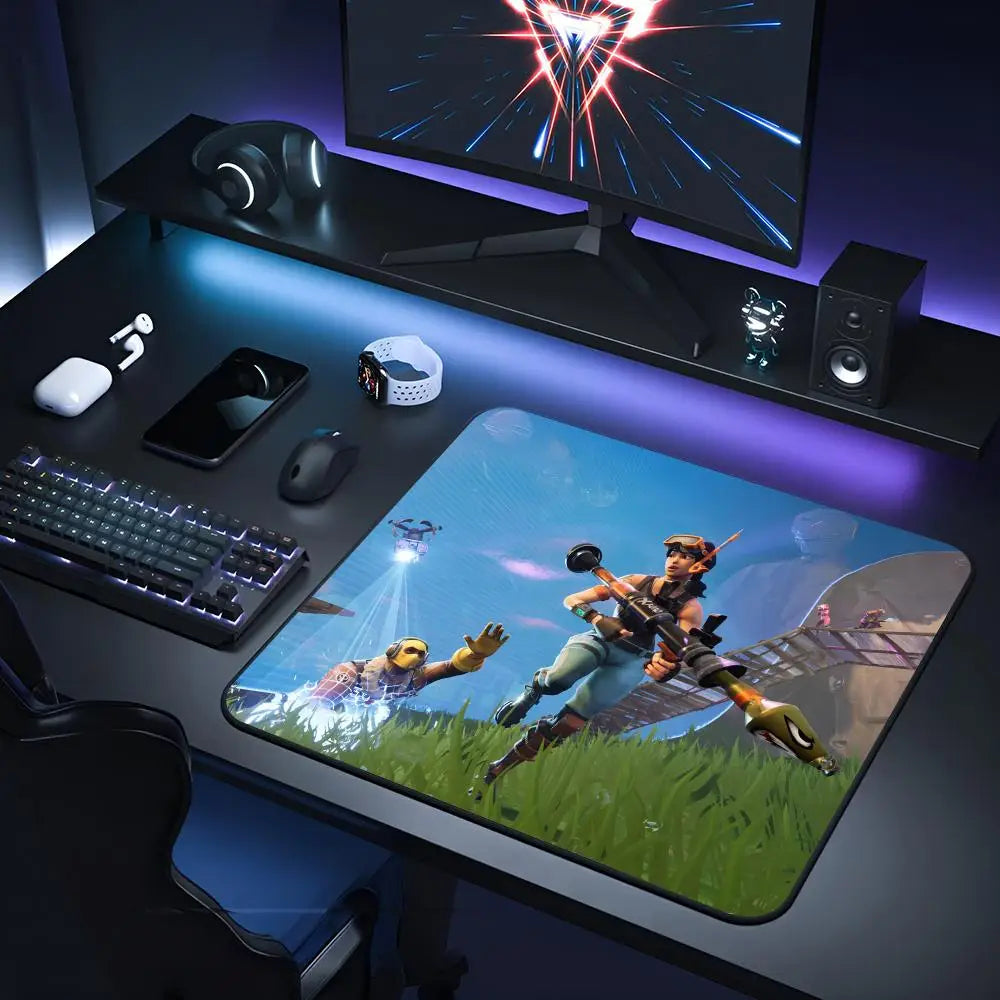 Gaming Mousepad – FORTNITES Design, Extended Desk Mat for PC, Laptop & Keyboard, Anime Gamer Accessory